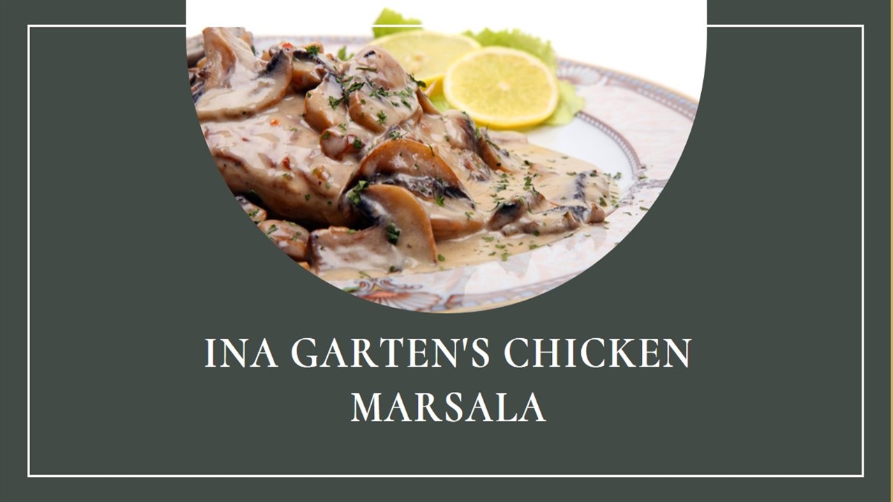 Ina Garten's Chicken Marsala Recipe